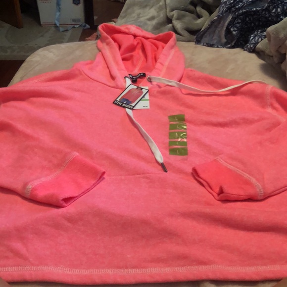 Brand new with tags, Steve Madden heathered hot pink hoodie - Picture 7 of 8